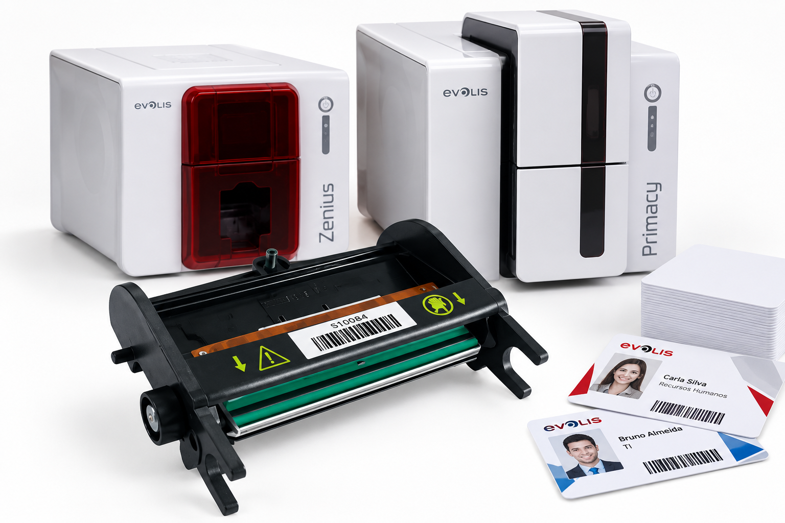 Cabeça de Impressão Evolis S10084 para impressoras Primacy e Zenius com cartões PVC