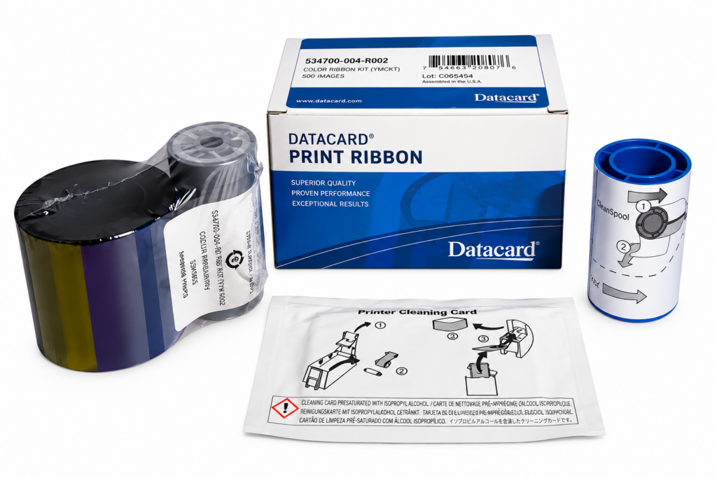 Ribbon Datacard 534700-004-R002 YMCKT 500 impressões