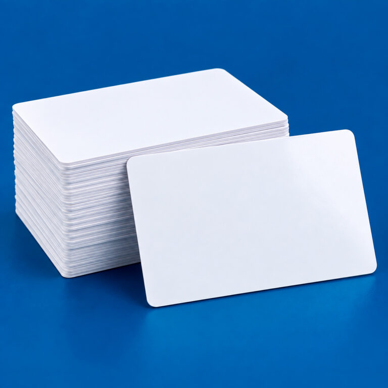 Cartões PVC 0,76 mm brancos para impressão personalizada